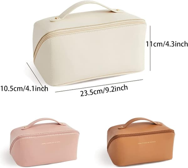 Stor kosmetisk väska (Sunset Pink) - high quality