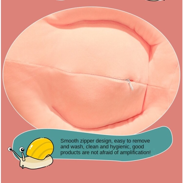 Söt simuleringssnigel plysch leksak dun bomull prydnad trasdocka - high quality 30cm