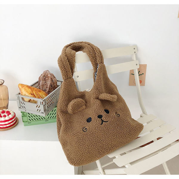 Handväska Shoppingväska BEIGE - spot försäljning