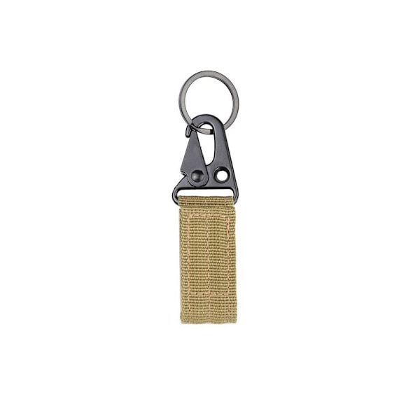 Hängande Webbing Spänne Vandring Klätterkarbin KHAKI - high quality Khaki