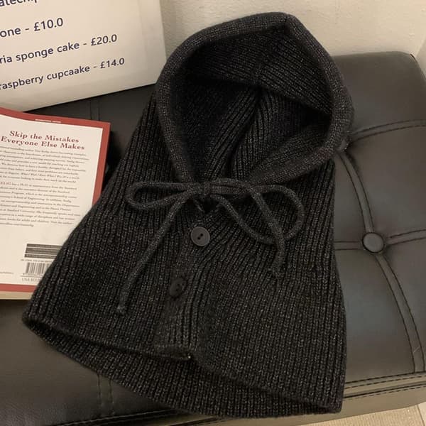 Stickad mössa cap GRÅ - spot sales gray