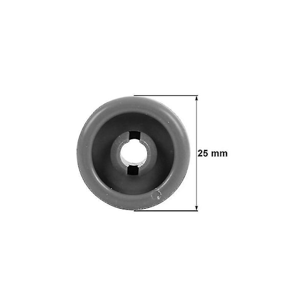 8 st Universal Diskmaskin Top Rack hjul (passar Electrolux) - spot försäljning