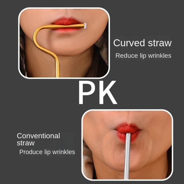 3/6ST Anti Wrinkle Straw Dricksug GOLDEN 3ST - high quality