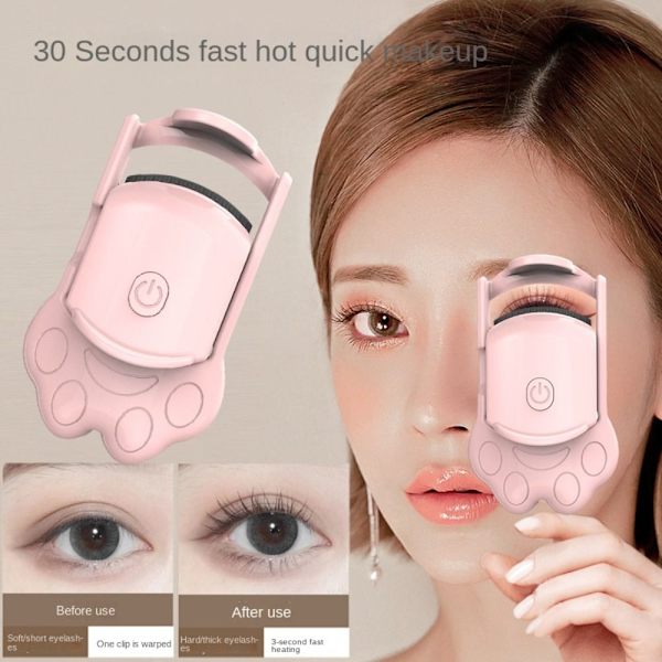 Uppvärmd ögonfransböjare Elektriska ögonfransböjare ROSA - on stock Pink