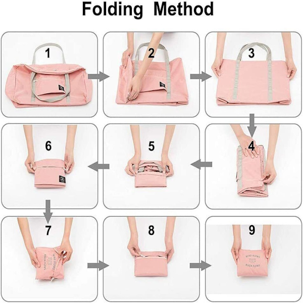 Käsimatkatavarat Olkalaukku Ryanair Travel Handbag PINK - spot-myynti Pink