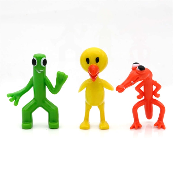 12 ST Rainbow Friends Leksaker Figurer Modeller Barn Julklapp - high quality