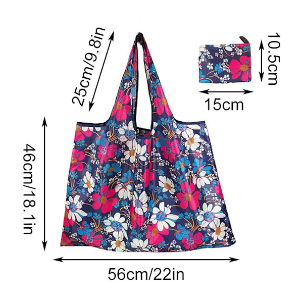 Taitettavat ostoskassit Groceries Tote - varastossa 4