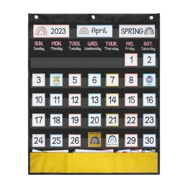Classroom Calendar Set Calendar Pocket Chart - on stock 2