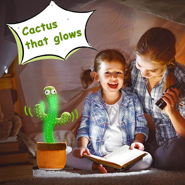 Singing Dancing Repeating Talking Cactus Toy - varastossa 2