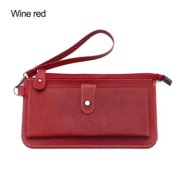 Solki Long Wallet Card Holder Lompakko WINE RED - spot-myynti