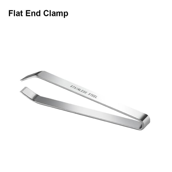 3 kpl Fishbone pinsetit Litteät pinsetit FLAT END - korkea laatu Flat End