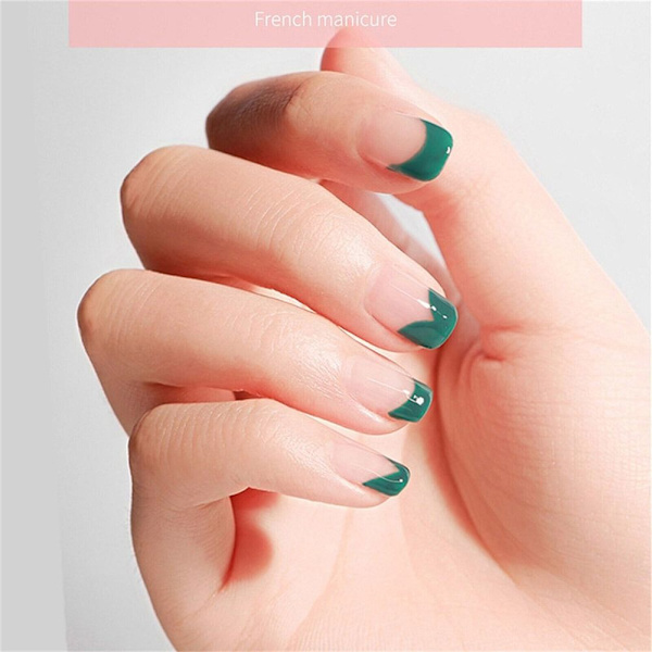 50 st franska nagelklistermärke Nagelförstärkning STYLE-4 - high quality Style-4