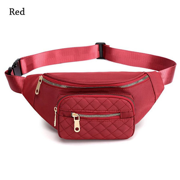 Bröstväska Midjepåse Väska Axelremsväska RÖD - on stock red
