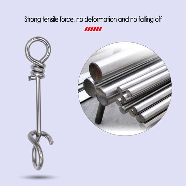 50kpl Fishing Connector Solid Rings 33mm - spot ale 33mm