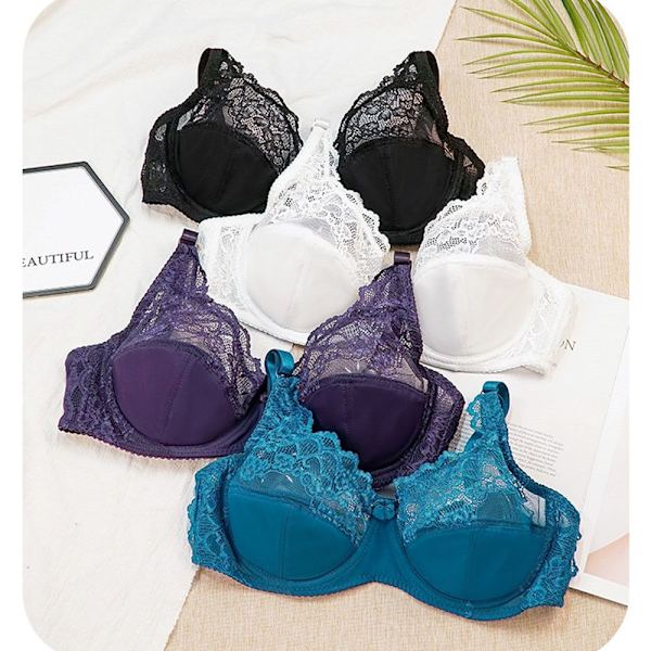 Naisten rintaliivit Underwire rintaliivit VAALEEN LILLAA 95C/D - laadukas light purple 95C/D-95C/D