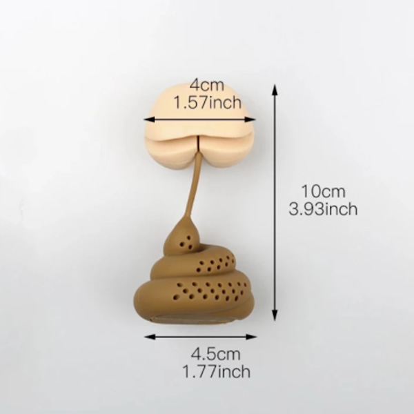 Intresse Form Silikon Te Infuser Tillbehör Set Creative - on stock