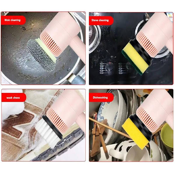 Diskborste Elektrisk rengöringsborste VIT 800A - on stock White 800A-800A