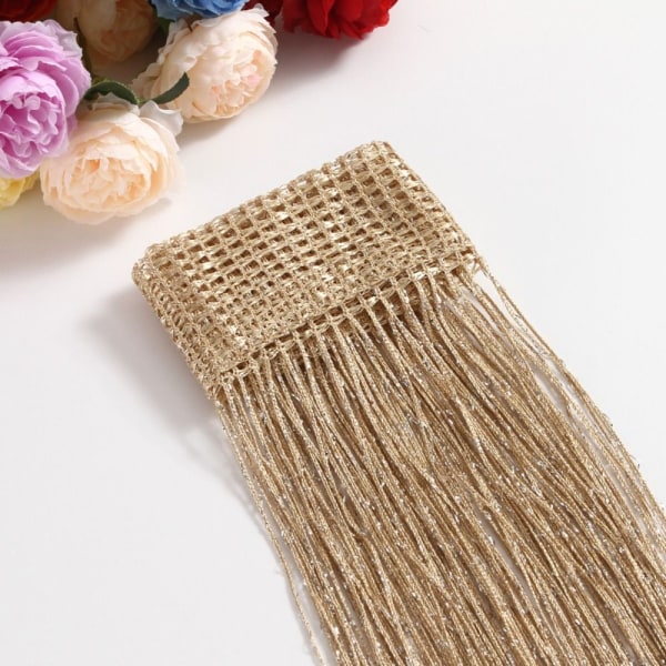 Glitter String Curtain Riippuvat helmiverhot VAALEANHARMAA - varastossa light gray