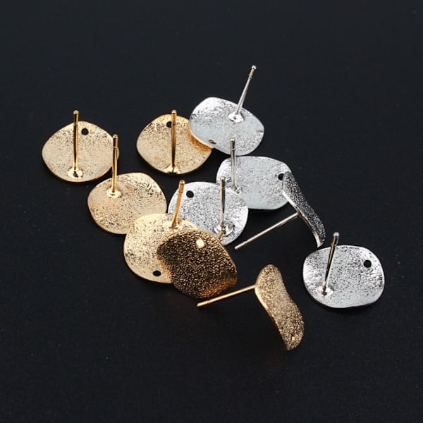 Alloy Stud Earrings Post Blank - varastossa