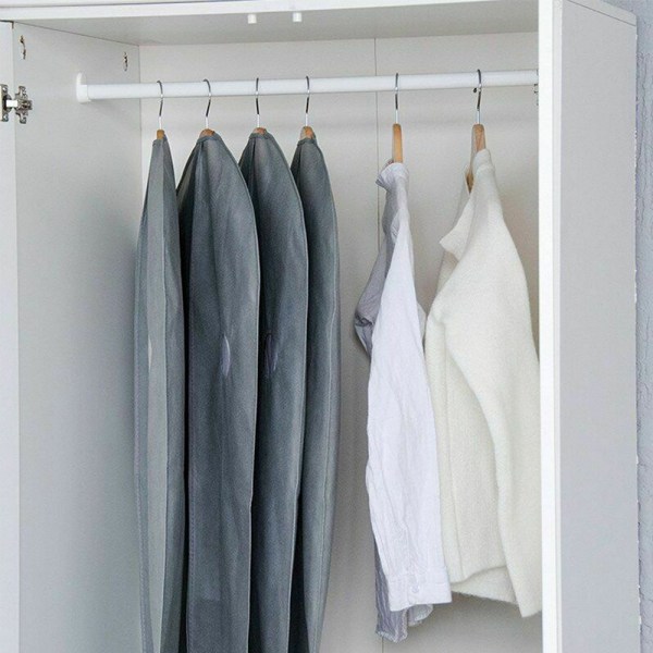 Kläder cover Andas förvaringsväska skydd - on stock Grey - 1 PC L