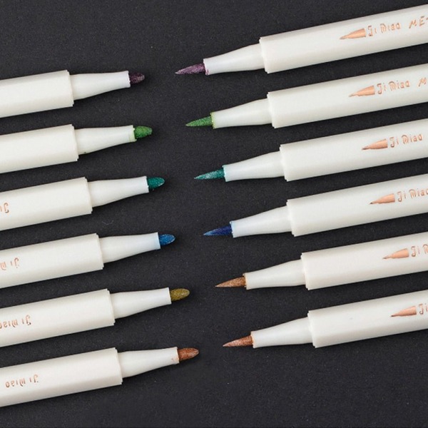 Marker Pen Metallinen kynä SOFT TIP-15 COLORS - varastossa