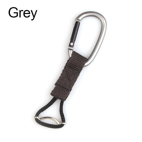 Sport Vattenkokare Spänne Utomhuskarbinhake GRÅ - on stock Grey