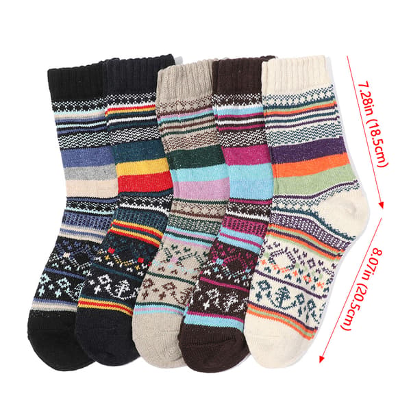 Villasukat Thick Rich - varastossa 5 Pairs