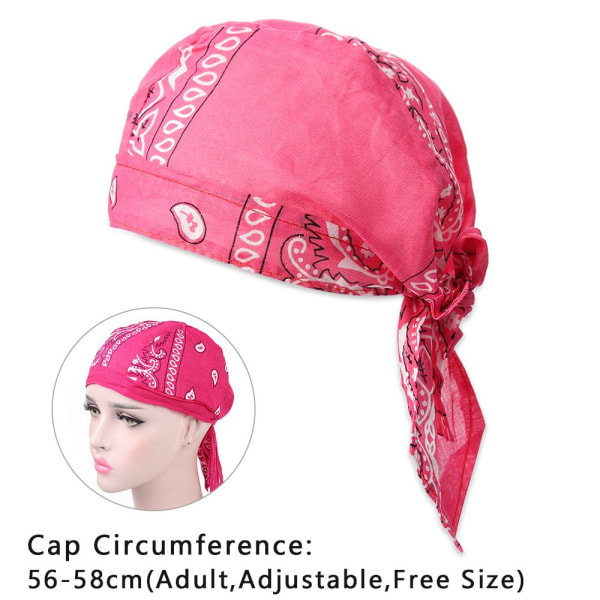 Piratmössa MuslimTurban Headscarf Bandana SVART - stock