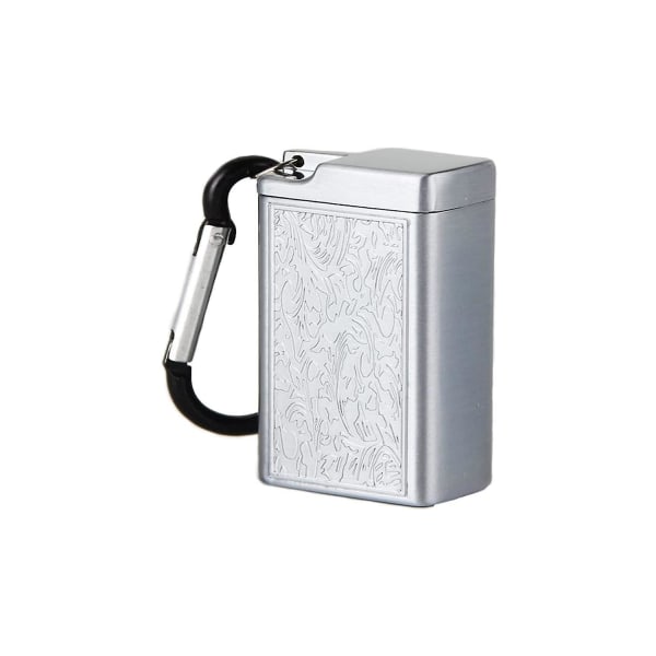 Mini Portable Pocket Metal Deodorant Askfat Med Nyckelring - stock