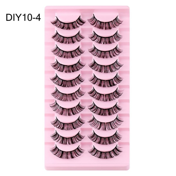 10 par klusterfransar ser ut som förlängningar - high quality DIY10-4