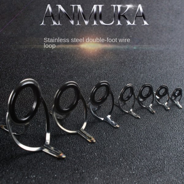 Casting fiskespö Guide Baitcasting Eye Line Ring - on stock 30