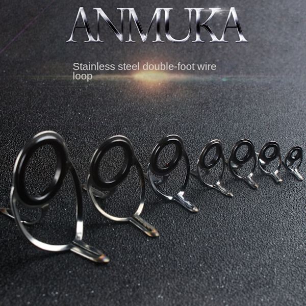 Casting fiskespö Guide Baitcasting Eye Line Ring - spot försäljning 16
