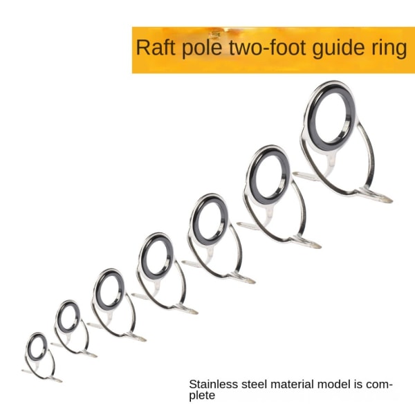Casting fiskespö Guide Baitcasting Eye Line Ring - on stock 30
