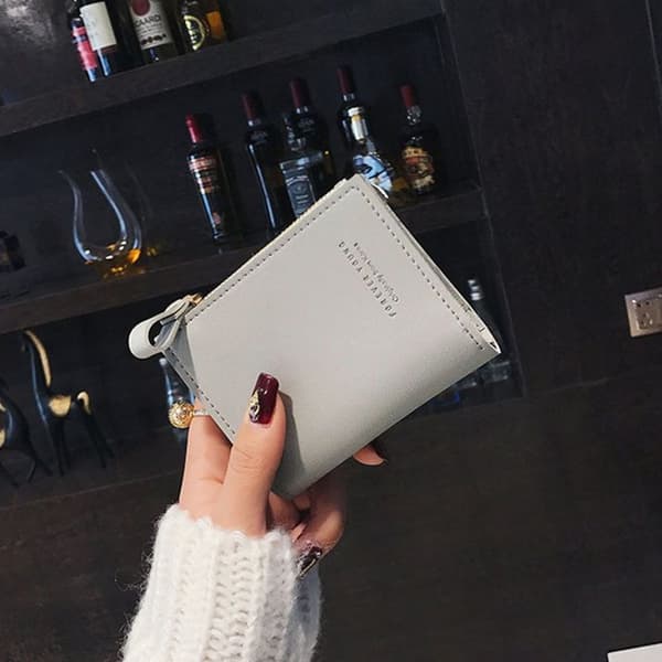 Card Wallet Small Wallet GREY - varastossa