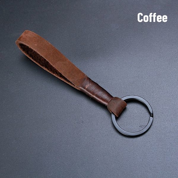 PU-lädernyckelring Lädernyckelring KAFFE - on stock Coffee