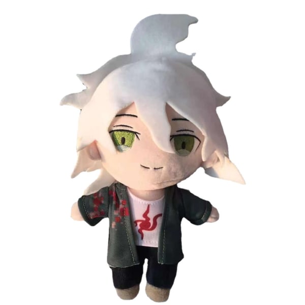 Nagito Komaeda Pehmo Anime Figuuri, Pehmeätäytetyt Nukke Keräily, Nukkelelu Koristelahja lapsille, 8 tuumaa - Stock