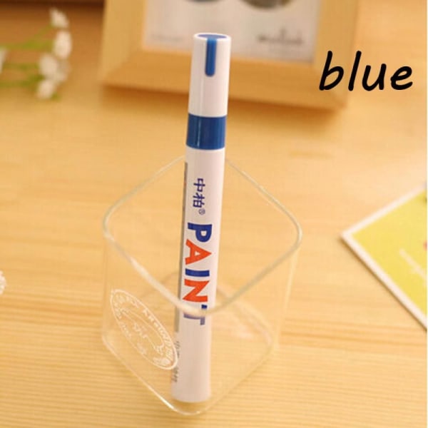 Värillinen kynä Waterproof Permanent BLUE - spot-myynti