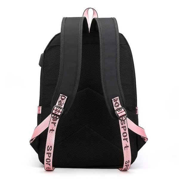 Bts väska kedja ryggsäcksrem USB-laddning perifer skolväska - spot försäljning
