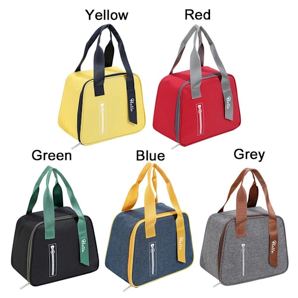 Insulated Thermal Bag Cooler Bag Lounaskassi PUNAINEN - varastossa red