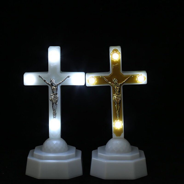 Elektroniskt nattljus Kristus Jesus GULD - spot sales gold