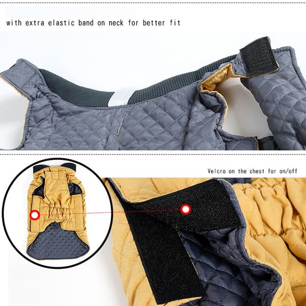 Dogs Warm Jacket Väst GREEN M - high quality