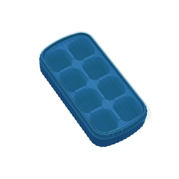 Ice Cube Brickor Ice Making Box MÖRKBLÅ - spot sales Dark blue