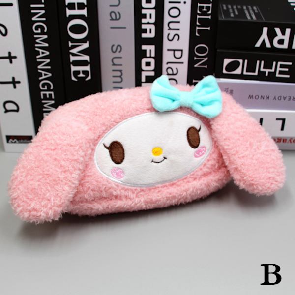 e Pennfodral Case Kawaii Pen Pouch ox Large Capacity Plysch - spot försäljning B