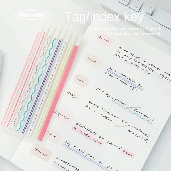 Highlighter Strips Highlighter Tape Memo Pad - spot-ale