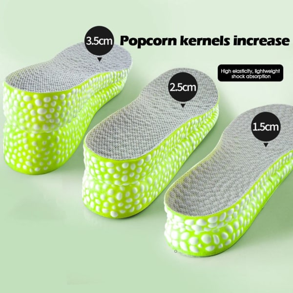 Boost Shoe Lift Memory Innersula i bomull 41-422,5 cm 2,5 cm - high quality 41-422.5cm