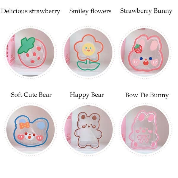 Akryylikynäteline Läpinäkyvä kynäteline SOFT CUTE BEAR SOFT - spot-ale