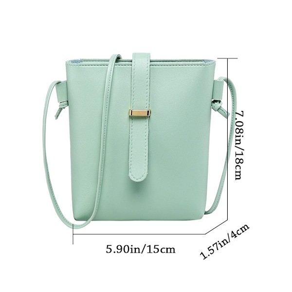 Naisten pieni olkalaukku Matkapuhelinlaukku Crossbody MUSTA - high quality black