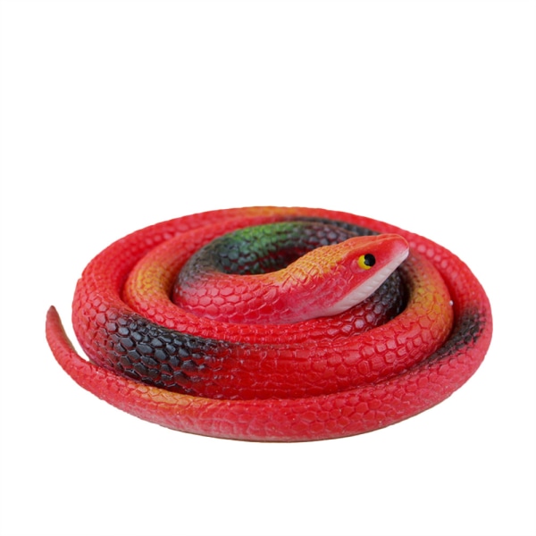 4Pack Snake Prop Gummi Material Simulering Snake Simuleringsleksak - high quality 4PCS