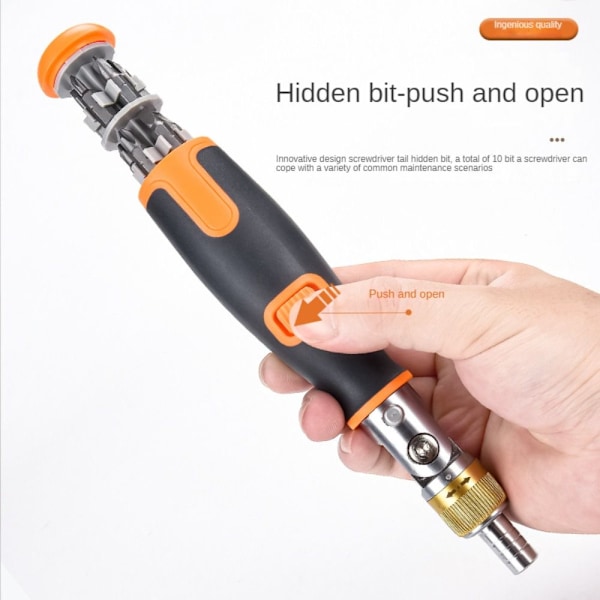 Spärrskruvmejsel automatisk pop-up ORANGE - on stock orange