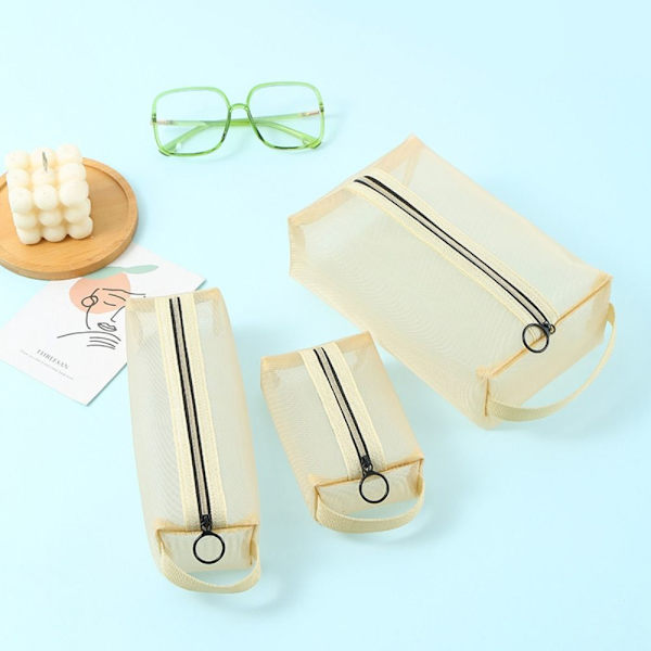 1 st Resekosmetikväska Sminkpåse BEIGE SET set- set - spot försäljning Beige Beige set-Beige set